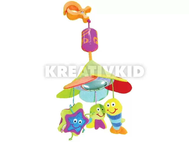 Csörgő kiságyforgó bogarakkal bébijáték - többféle