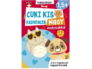 Cuki kis kedvencek kifestő matricákkal