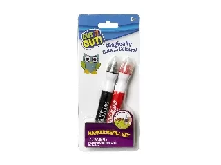 Cut it out! - Ezt vágd ki! 2 db-os utántöltő (fekete, piros)