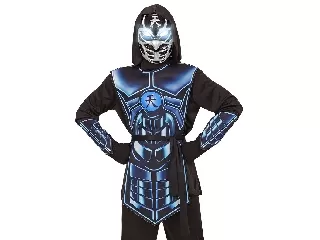 Cyber ninja jelmez világító szemmel és robothanggal 158-as