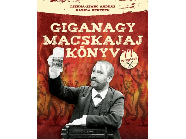 DARIDA BENEDEK-CSERNA-SZABÓ ANRDÁS: GIGANAGY MACSKAJAJ KÖNYV - 77 RECEPTTEL
