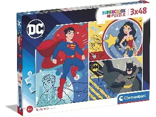 DC képregények 3x48 db-os puzzle - Clementoni