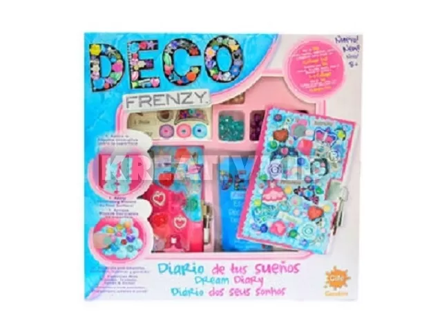 Deco Frenzy - Kulcsos napló dekoráló szett