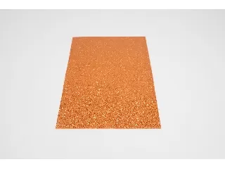 Dekorgumi glitteres 20*30cm 2 mm vastag - Bronz