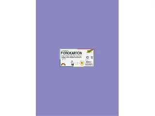 Dekorkarton, 2 oldalas, 50x70 cm, 300 g, 10 lap, FOLIA, ibolyakék