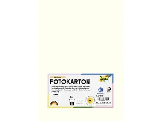 Dekorkarton, 2 oldalas, A4, 300 g, 50 lap, FOLIA, gyöngyfehér