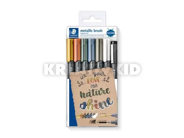 Dekormarker, 1-6 mm, kúpos, ajándék tusfilccel, STAEDTLER 