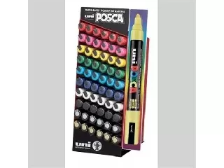 Dekormarker display, 60 db, 1,8-2,5 mm, UNI