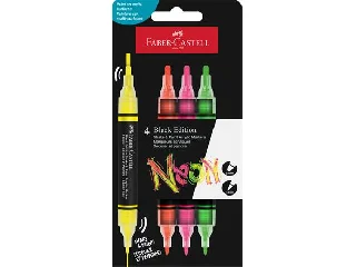 Dekormarker készlet, 1,0/3,0 mm, kétvégű, akril, FABER-CASTELL 