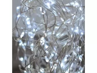 Dekortrend: Tündérfény dekorfüzér, 50 LED, hideg fehér fény