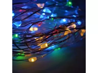 Dekortrend: Tündérfény dekorfüzér, 50 LED, multicolor