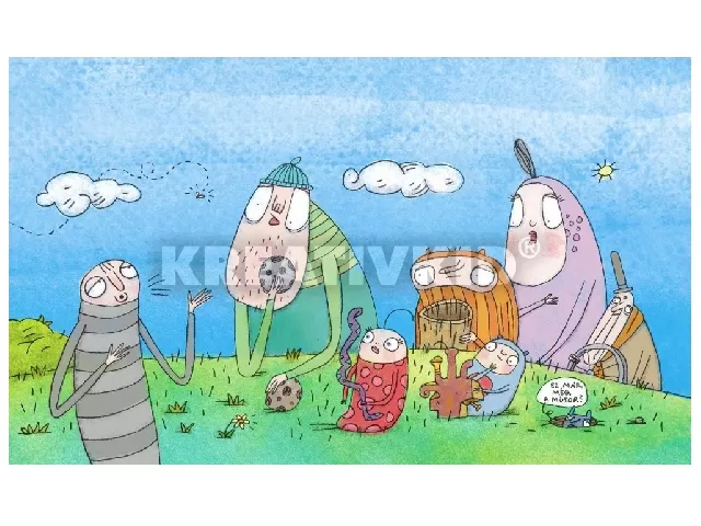 Diafilm - Kuflizenekar( +odalent a fűben)