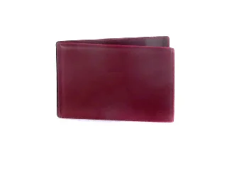 Diákigazolványtartó kemény, 2 kártyához bordó