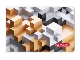 Diákigazolványtartó Kockák egymáson ,puha, 10 kártyához