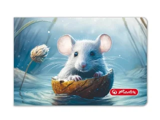 Diákigazolványtartó Útazó kisegér ,puha, 10 kártyához