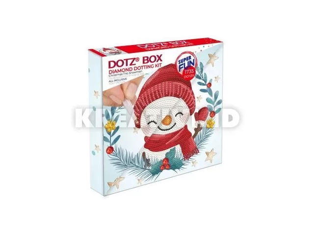 Diamond Dotz: Dotz Box képkészítő készlet - Hóember
