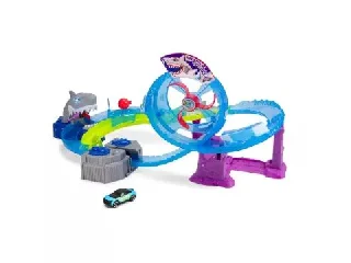 Dickie: Nagy fehér cápa autópálya játékszett fény- és hanghatásokkal