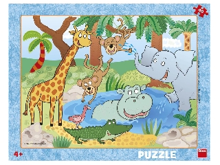 Dino Puzzle 40 db - állatkert