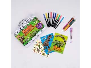 DINÓS FOGLALKOZTATÓKÖNYVECSKÉK - KISZINEZHETŐ BŐRÖND