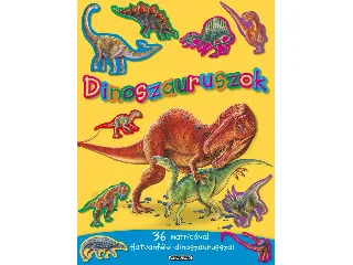 DINOSZAURUSZOK - MATRICÁSFÜZET 36 MATRICÁVAL