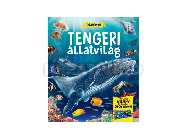 Dioráma: Tengeri állatvilág - ismeretterjesztő könyv