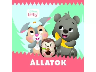 Disney Baby: Állatok - Zörgős textil könyv