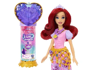 Disney hercegnők - csupaszív meglepetés baba - Ariel