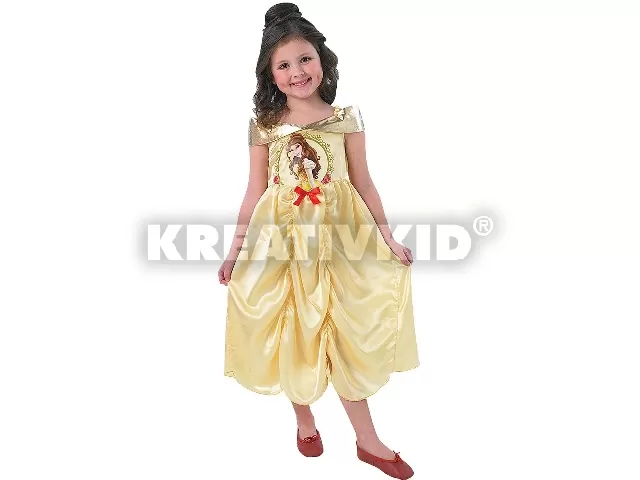 Disney Hercegnők Csillogó Belle jelmez 128 cm-es