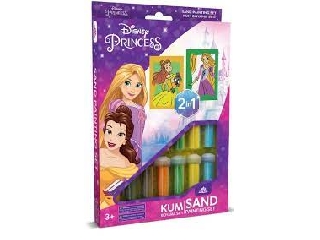 Disney-hercegnők Bella/Aranyhaj homokfestő készlet