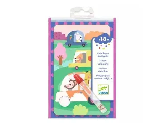 Djeco: Vízzel színező készlet - Utazások