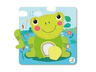 DODO Béka - mini sablonos puzzle 5 db-os