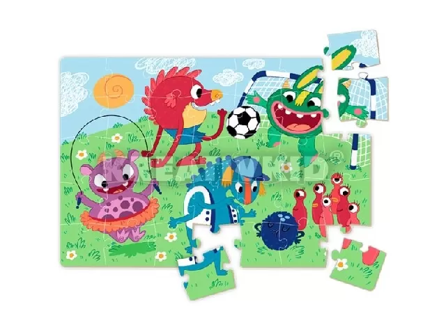 Dodo: Cuki szörnyek mini puzzle - 35 darabos