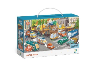 Dodo: Figyeld meg! Városi közlekedés puzzle - 80 darabos