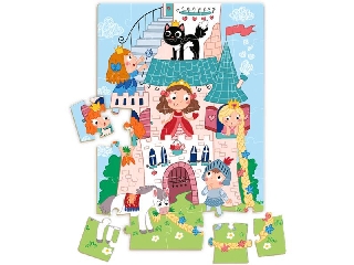 Dodo: Hercegnők a várban mini puzzle - 35 darabos
