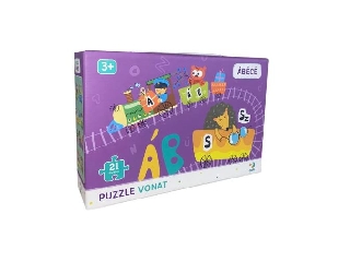 Dodo magyar abc vonat 21 darabos puzzle 