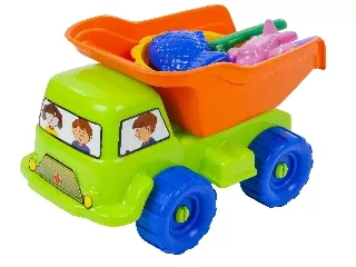 Dömper homokozó szettel