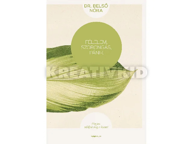 DR. BELSŐ NÓRA: FÉLELEM, SZORONGÁS, PÁNIK - HOGYAN TALÁLJUK MEG A KIUTAT? - ÚJ KIADÁS