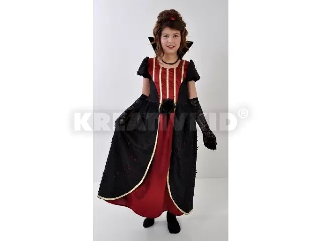 Drakula (Vámpir) Grófnő farsangi jelmez 116-os méret