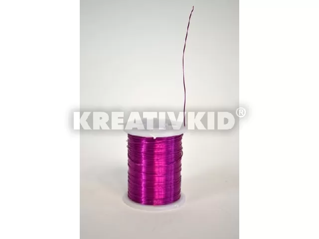 Drót réz 0,3mm vastagság 10m/tek , natúr papír bliszter, középlila