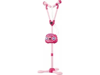 Dupla mikrofon álvánnyal - rózsaszín