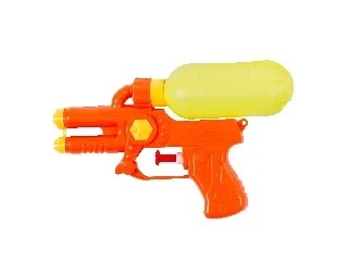 Duplacsövű vízipisztoly - 16 cm, narancssárga 