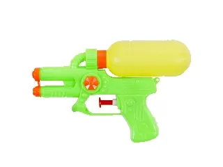 Duplacsövű vízipisztoly - 16 cm, zöld