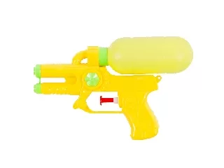 Duplacsövű vízipisztoly - 16 cm, citromsárga 