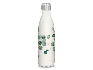 Duplafalú fémkulacs 600ml - Botanic leaf
