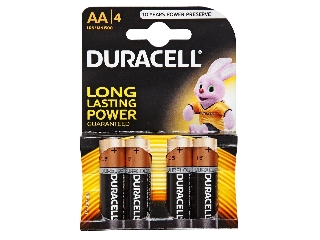Duracell AA ceruzaelem 4 darabos készlet