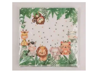 Dzsungel mintás szalvéta - 20 db-os