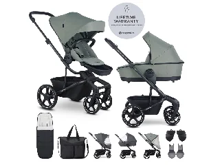 EASYWALKER Kombinált babakocsi Harvey⁵ Agave Green XXL RWS