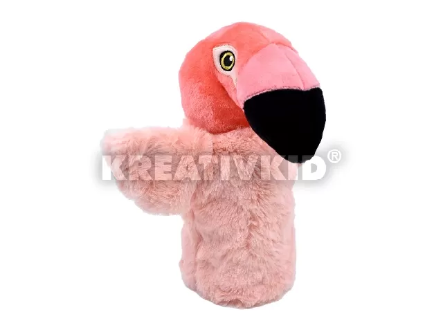ECO kézibáb 24cm Flamingó