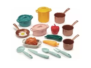 Écoiffier: Edénykészlet kiegészítőkkel - 20 db-os