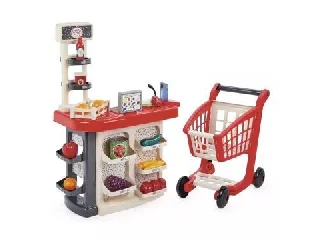 Écoiffier: Piactér bevásárlókocsival - 20 darabos